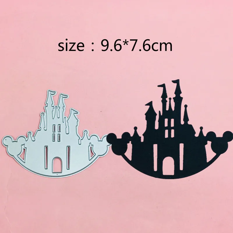 Лиловый Микки Минни цифры Алфавит металлические высечки трафареты для DIY штамп для скрапбукинга/фотоальбом декоративное тиснение DIY бумажная карта - Цвет: Лиловый