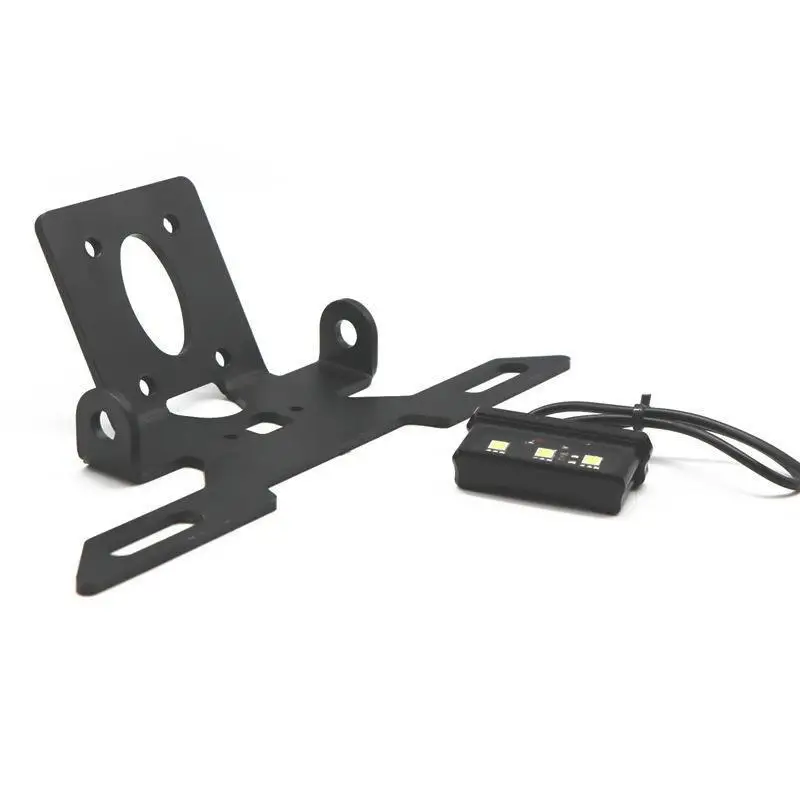 

Motorcycle License Plate Frame Holder Bracket with Light Moto Accessories for YAMAHA YZF R6 17-20