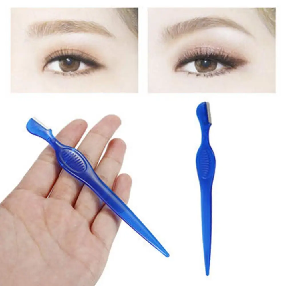 

50% Hot Sale Eyebrow Facial Hair Remover Trimmer Straight Razor Shaper Women Beauty Tool