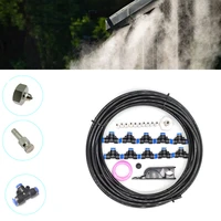 diy garden water sprayer nozzles 10 pcs quick connection misting system for patio cooling umbrella trampoline greenhouse 10m