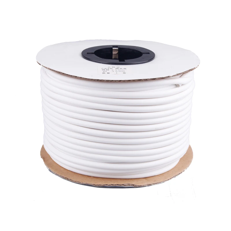 

1 roll 0.5/0.75/1.0/1.5/2.5/4/6/8/10/12/16/25mm² White Number Tube Resistant to High and Low Temperature Tooth Shape Plum Tube