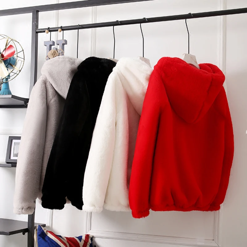 Женское теплое пальто из искусственного меха норки мягкая удобная приталенная