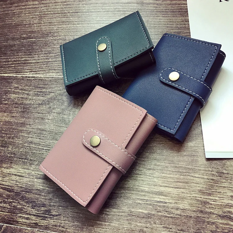 Женские кошельки Маленький модный бренд кожаный кошелек для женщин женская