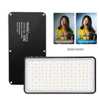 Светодиодный мини-светильник Manbily для видеосъемки, светодиодный светильник с регулируемой яркостью 3000-6500K для камеры 180, светодиодный цифровой зеркальной фотокамеры, светильник для фотосъемки