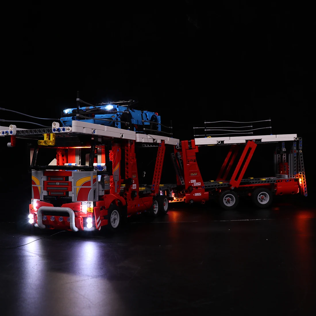 

LED Lighting Kit For Technic Car Transporter 42098 (LED Included Only, No Kit)Children Educational Toys - Type A Classic Version