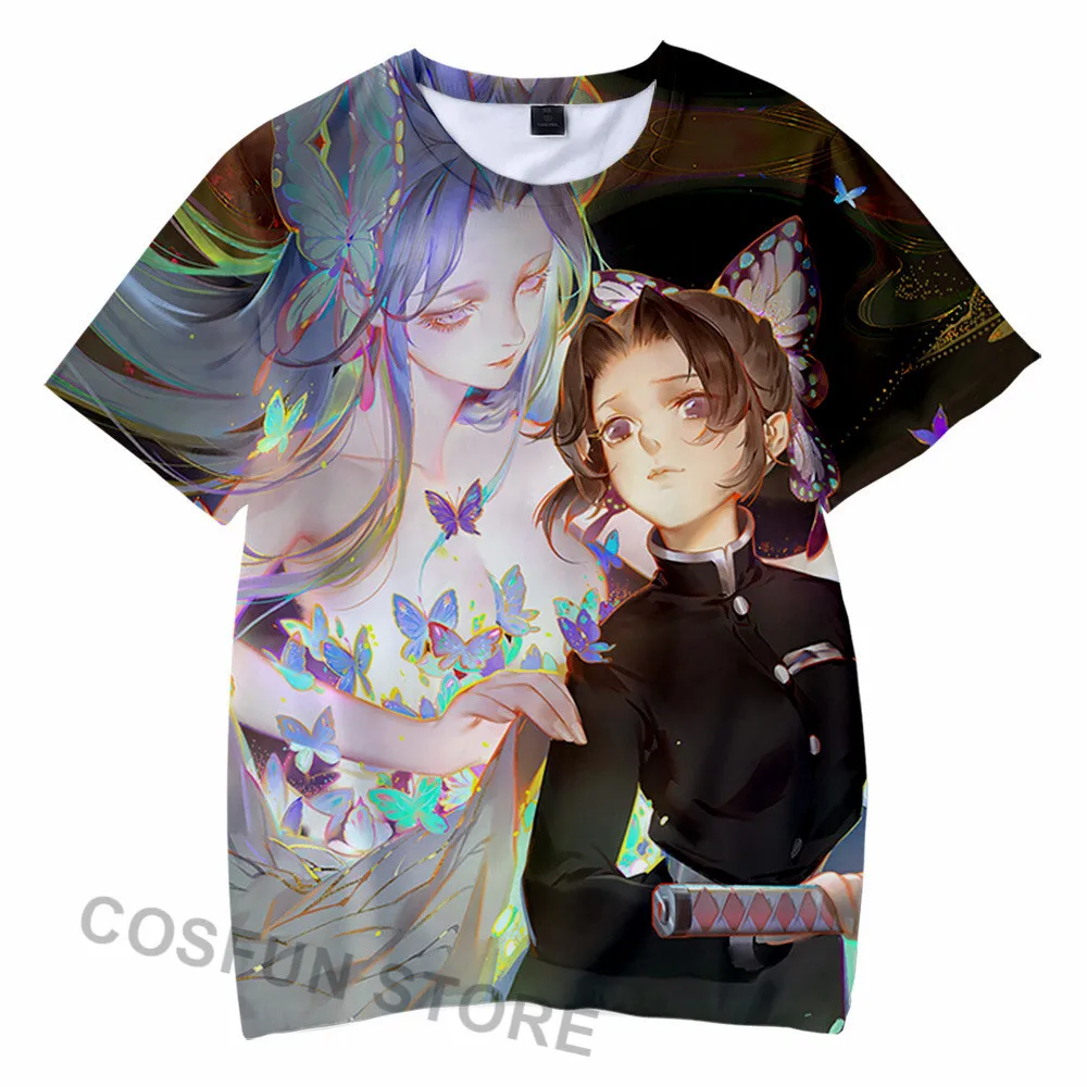 Футболка детская с изображением клинок призрака из мультфильма убийцы демонов |