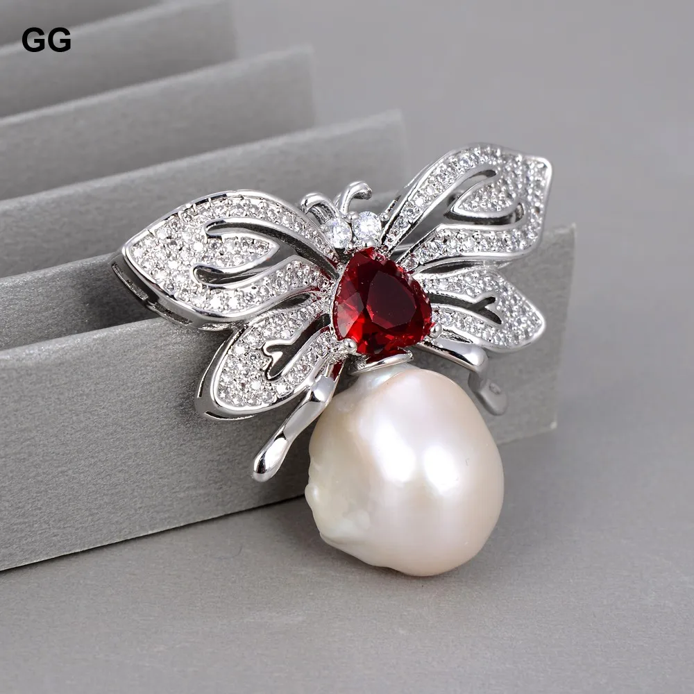 GG ювелирные изделия животные Бабочка кубический цирконий микро ПАВЕ серебряный