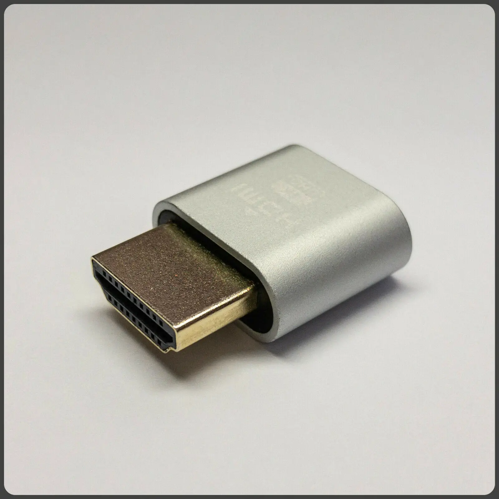 

HDMI Display Emulator DDC EDID Headless Ghost Dummy Plug - Silver