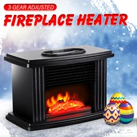 1000w electric fireplace heater for home portable stove heater desktop flame air warmer fan for living bedroom winter heater