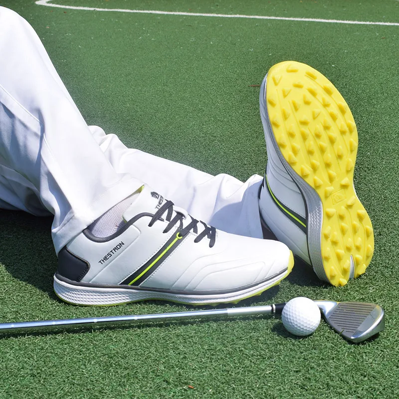 Larger Size US14 Men Golf Shoes Brand Sneakers Lightweight Lace-up Walking Sport Trainer Male Footwear | Спорт и развлечения