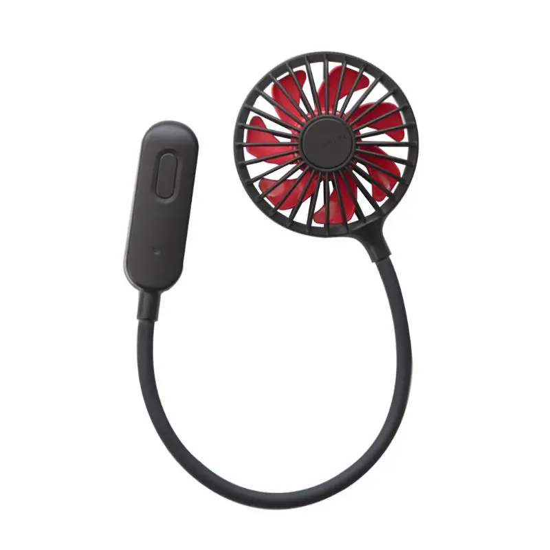 

Lazy Hanging Neck Fan Portable Handheld Desktop Cooling Fan USB Charging Clip Cooler for Travel Office Dropshipping