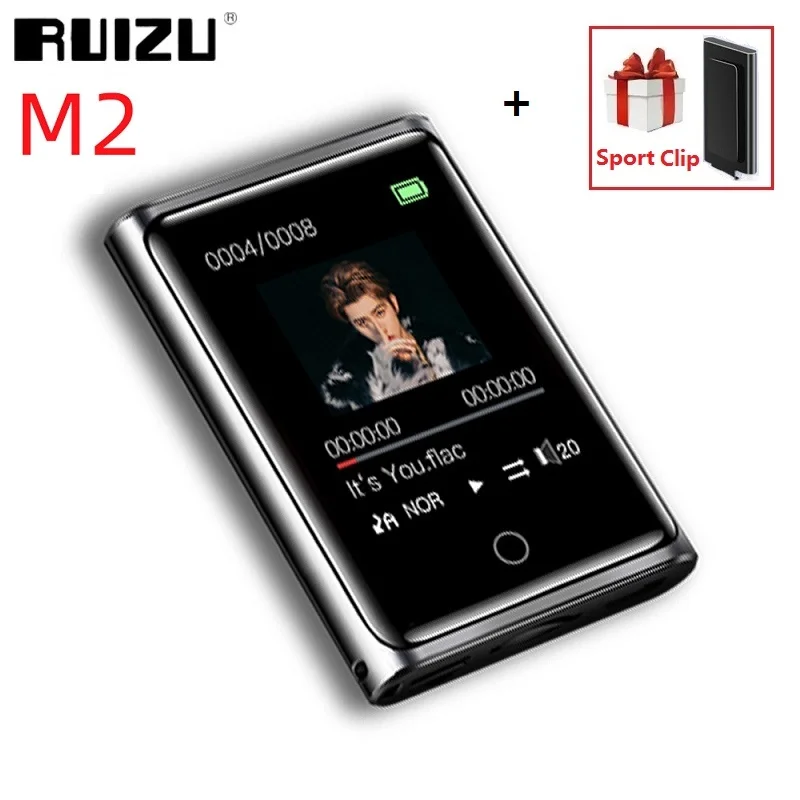 Mp3 плеер RUIZU M2 с Полноразмерным сенсорным экраном портативный музыкальный