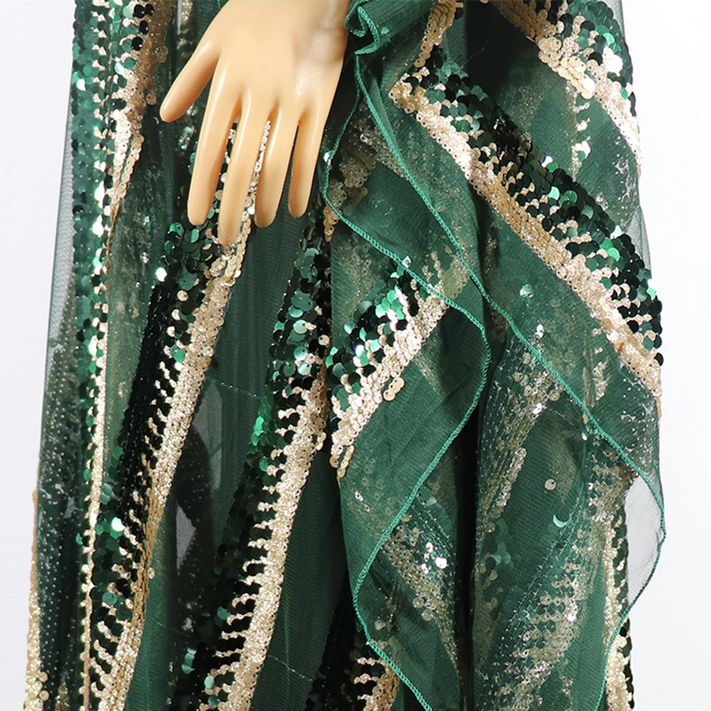 Сетчатые африканские платья с блестками для женщин 2020 нигерийская одежда