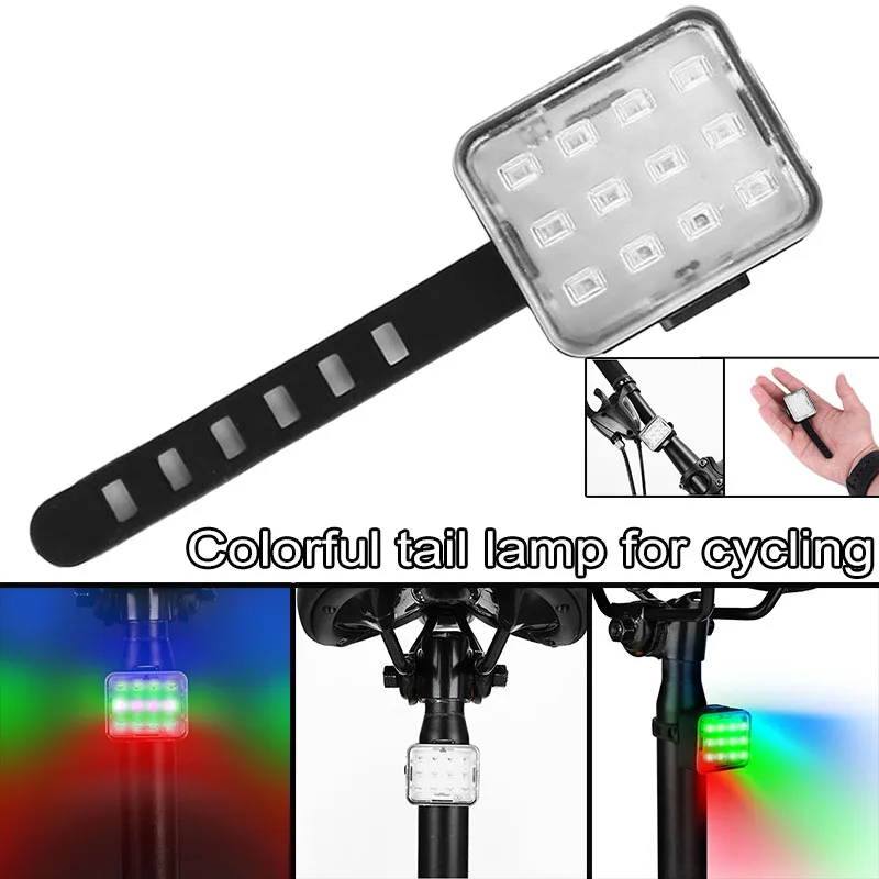 

Bike Tail Light Rechargeable Ultra Bright Waterproof Sturdy Flexible Mount Back Bike Light Bike Accessories For Bike PUZ777