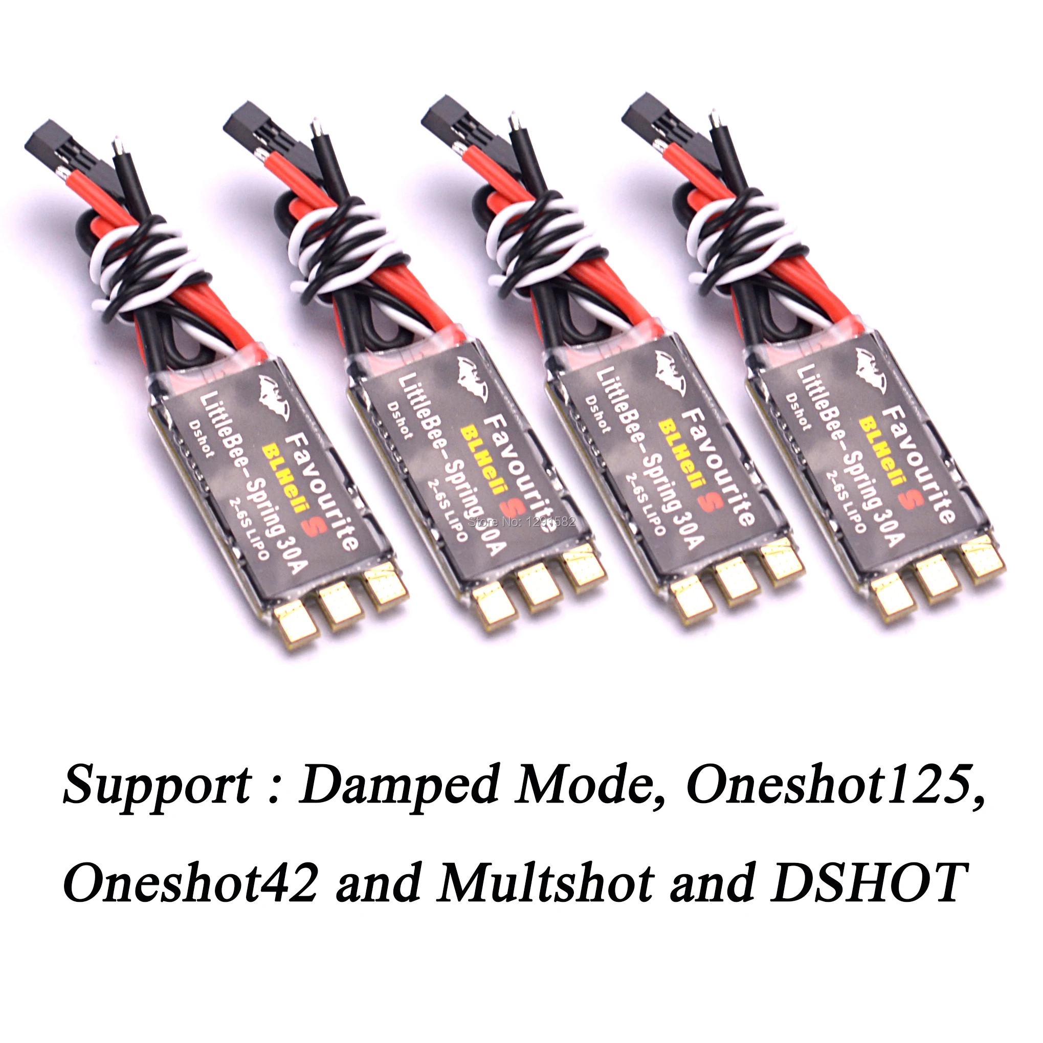 6 шт. FVT LITTLEBEE BLHeli-s SPRING 30A ESC 2-6S поддержка мультикоптера Mulitshot DSHOT Oneshot42 OneShot125 - купить