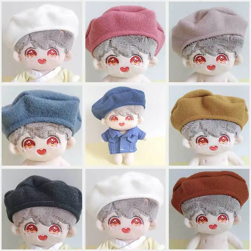 

Новое поступление, 1 шт., 15/20 см, Idol Ragdoll, женская, белая, красная, серая шляпа, черные береты, шляпа 20 см, кукла «сделай сам», Аксессуары для платья