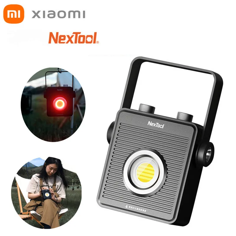 

Xiaomi-светильник мощный Youpin NEXTOOL, перезаряжаемый, супербриллиант, непроницаемый, для наружных работ, для работы,