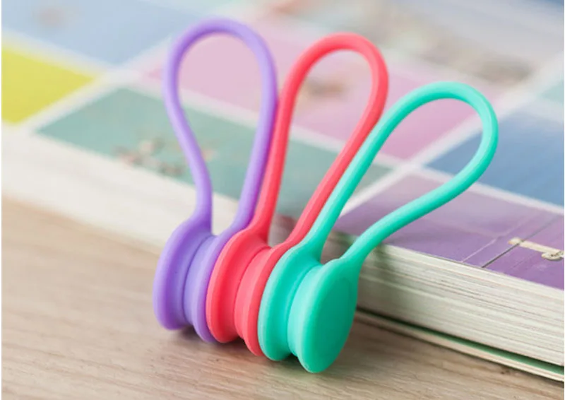 8 шт. телефон USB провода зажимы органайзера провода гарнитуры Кабельный Держатель для галстуков линия зажим для намотки многофункциональное магнитное сматывающее устройство для шнура для наушников