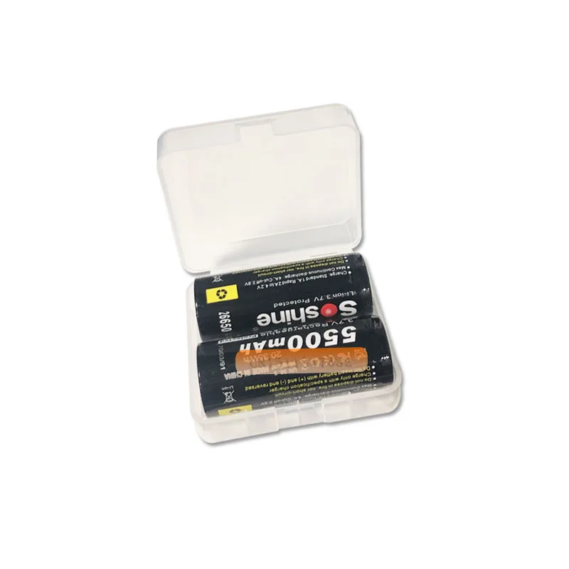 4 шт. Soshine 26650 батарея 5500mAh 3 7 V защищенная литий-ионная аккумуляторная PCB Batteria |