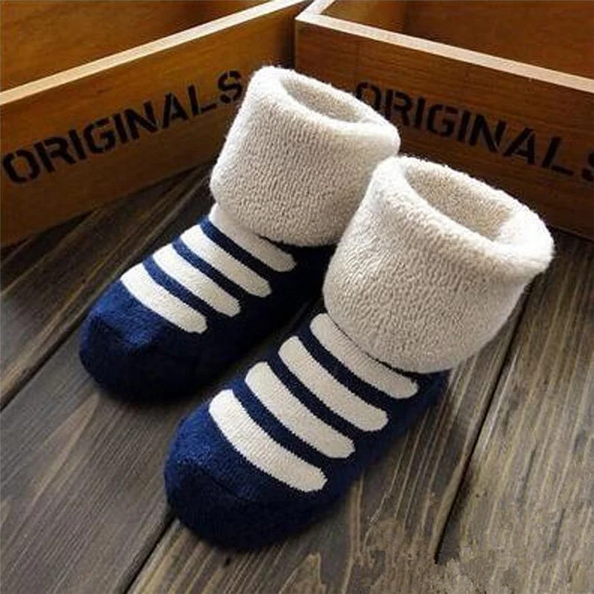 Socks Baby Infant Toddler Boys Girls Cartoon Cute Animals Sock Anti-Slip Knitted Keep Warm stockings | Детская одежда и обувь