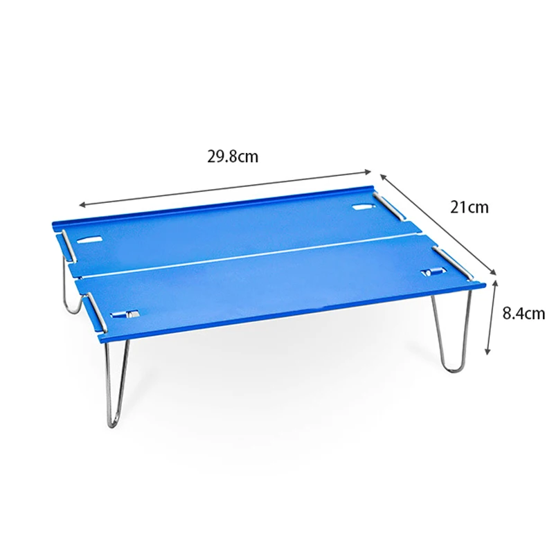 

Portable Foldable Table Camping Outdoor Furniture Computer Bed Tables Picnic Aluminium Alloy Ultra Light Folding Desk Furniture