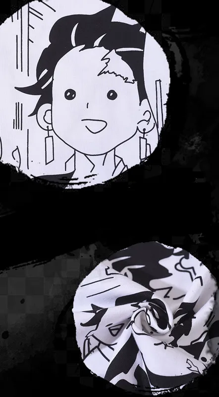 Костюм для косплея «Demon Slayer Kimetsu no Yaiba» Kamado Tanjirou; забавная Милая футболка; хлопковый свитер; толстовки; пуловер; спортивная одежда