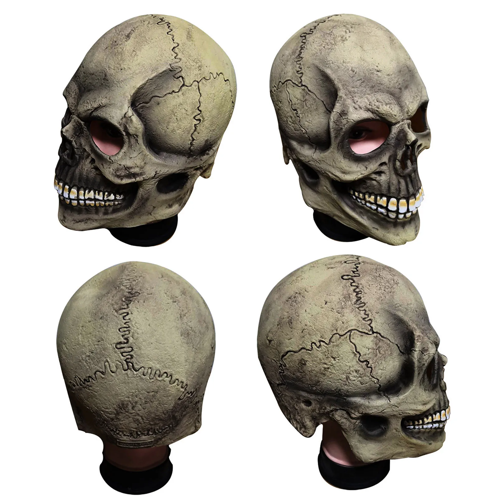 Вечерние вая маска для Хэллоуина ужасная на все лицо страшный костюм косплея