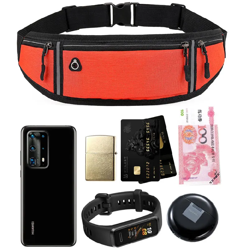 2021 New Running Sports Bag Men Women Outdoor Jogging Waist Pocket Waterproof Cycling Gym Mobile Phone Belt Pack Pouch | Спорт и