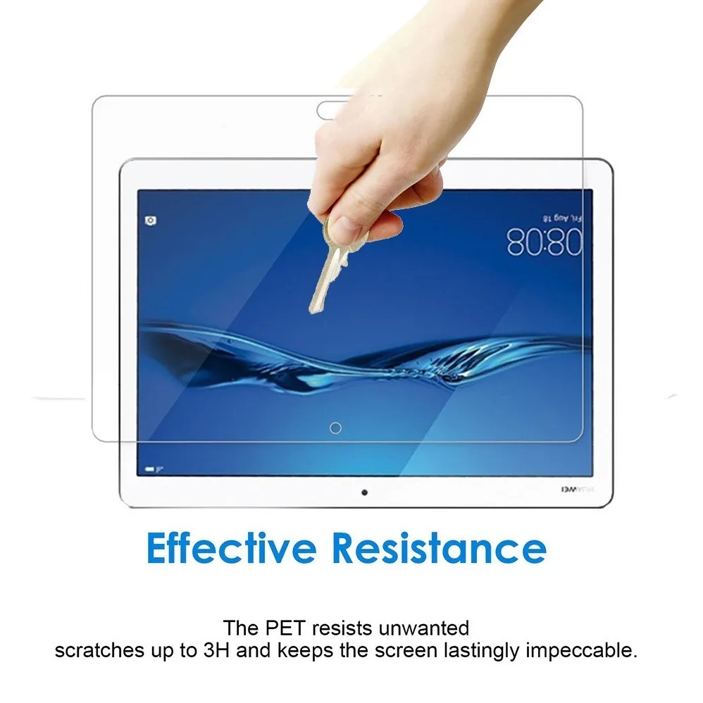 

3Pcs HD Clear PET Scratch Proof Screen Protector for Huawei MediaPad M3 Lite 10 Tablet LCD Explosion-proof Screen Guard Film