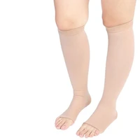 1pair unisex varicose vein stockings anti fatigue veins compression socks calf vein stocking knee posture corrector of man woman