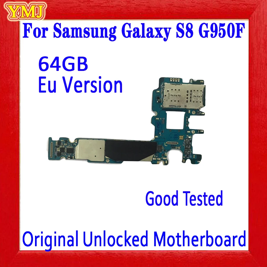 Оригинальная разблокированная материнская плата для Samsung Galaxy S8 G950F G950FD G950U G955F G955FD