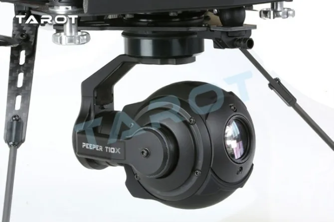 Tarot PEEPER T10X RESCUE-2 250ma Burshless Gimbal FPV Spherical High Definition with 10x Zoom HD Camera for UAV Drone | Игрушки и хобби