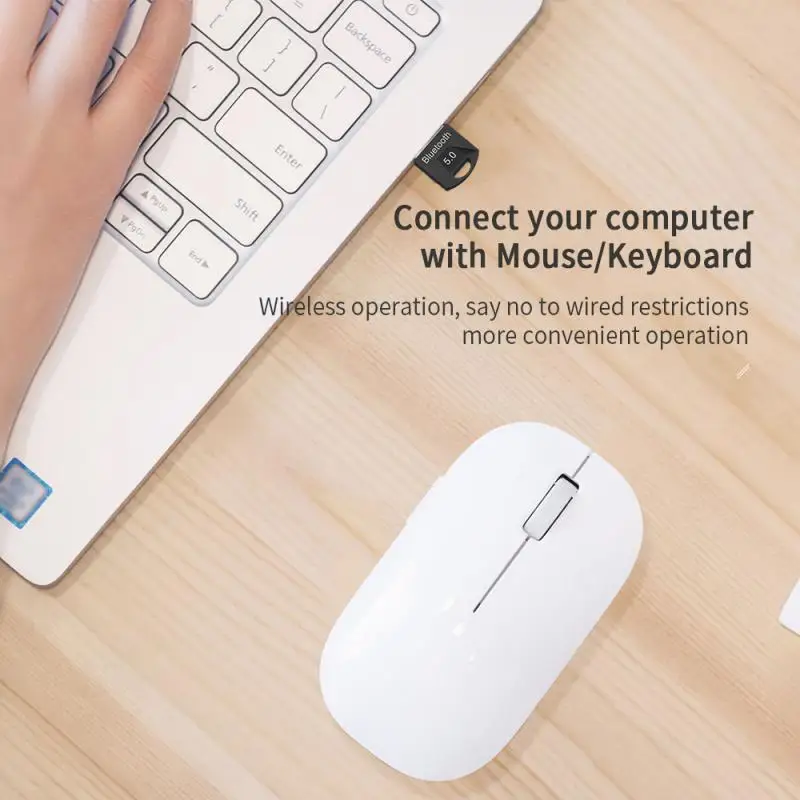 Essager USB Bluetooth 5.0 Adapter Dongle For PC Computer Wireless Mouse Keyboard PS4 Aux Audio 5 Receiver | Электроника