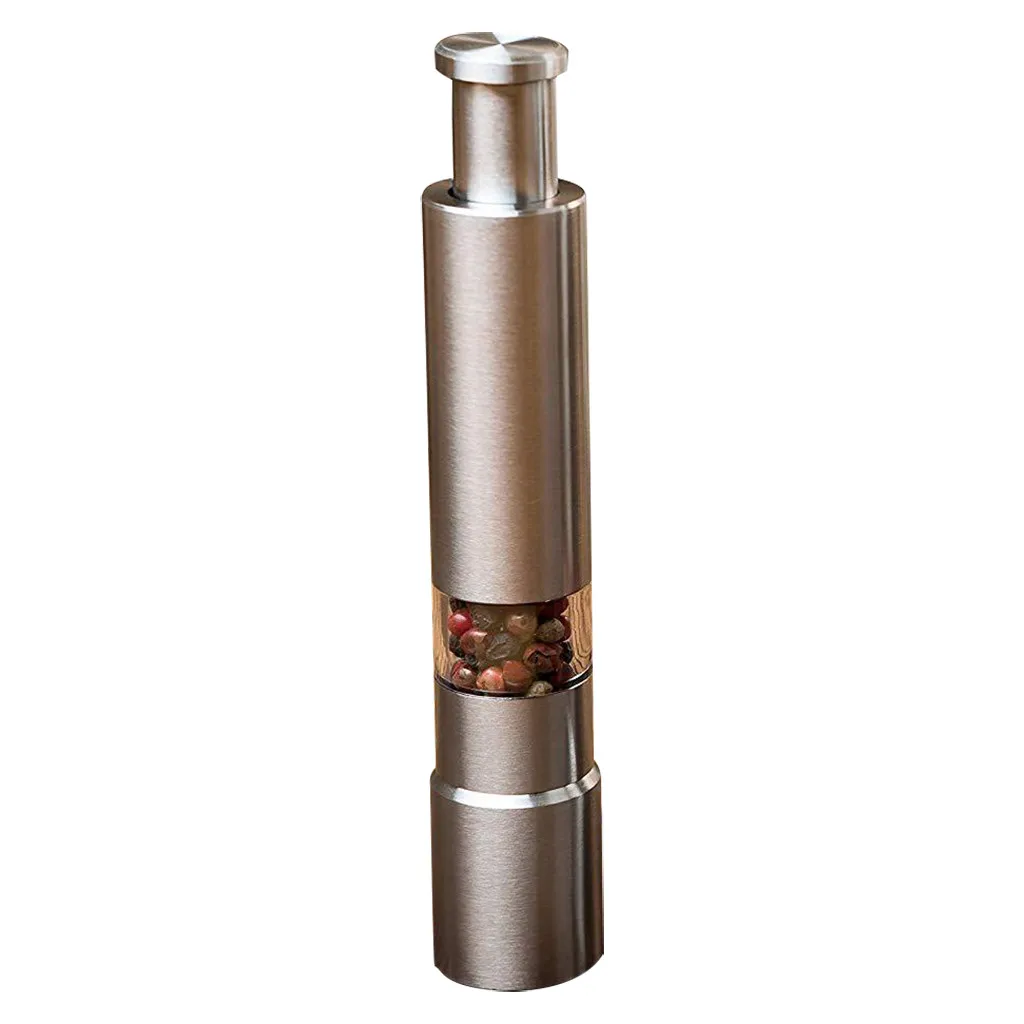 

Hot Sale Manual Stainless Steel Salt Pepper Spice Sauce Grinder Mill Muller Stick Kitchen Tools Accessories 2020