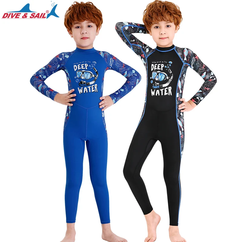 

Youth Kids Wetsuit Diving Suit 4-Way Stretchy Dive Swimming UV Protect Wet Suit