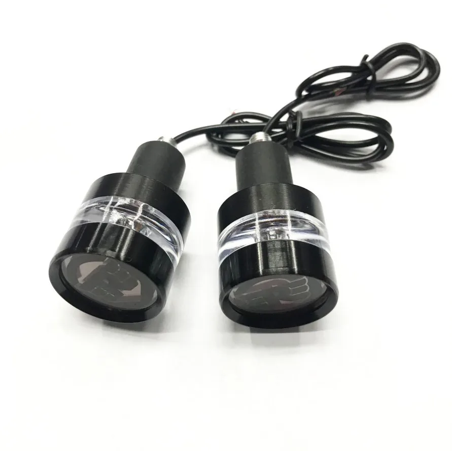 

12V Motorcycle Handlebar Light Turn Signal Corner Light Aluminum Alloy Amber & White