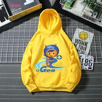 novelty design boys hoodies cute team umizoomi cartoon print girls hoodies fashion trend toddler baby hoodies kids jacket tops