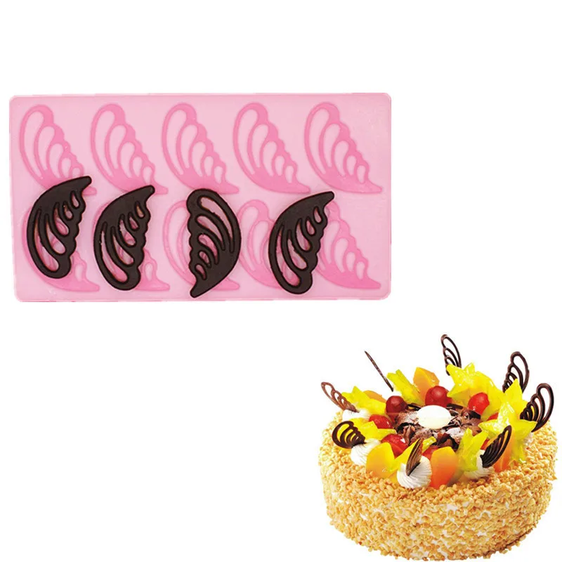 

Angel Feathers Wings Diy Silicone Chocolate Fondant Candy Mold Cake Decorating Tools Home Handmade Cake Fondant Mold