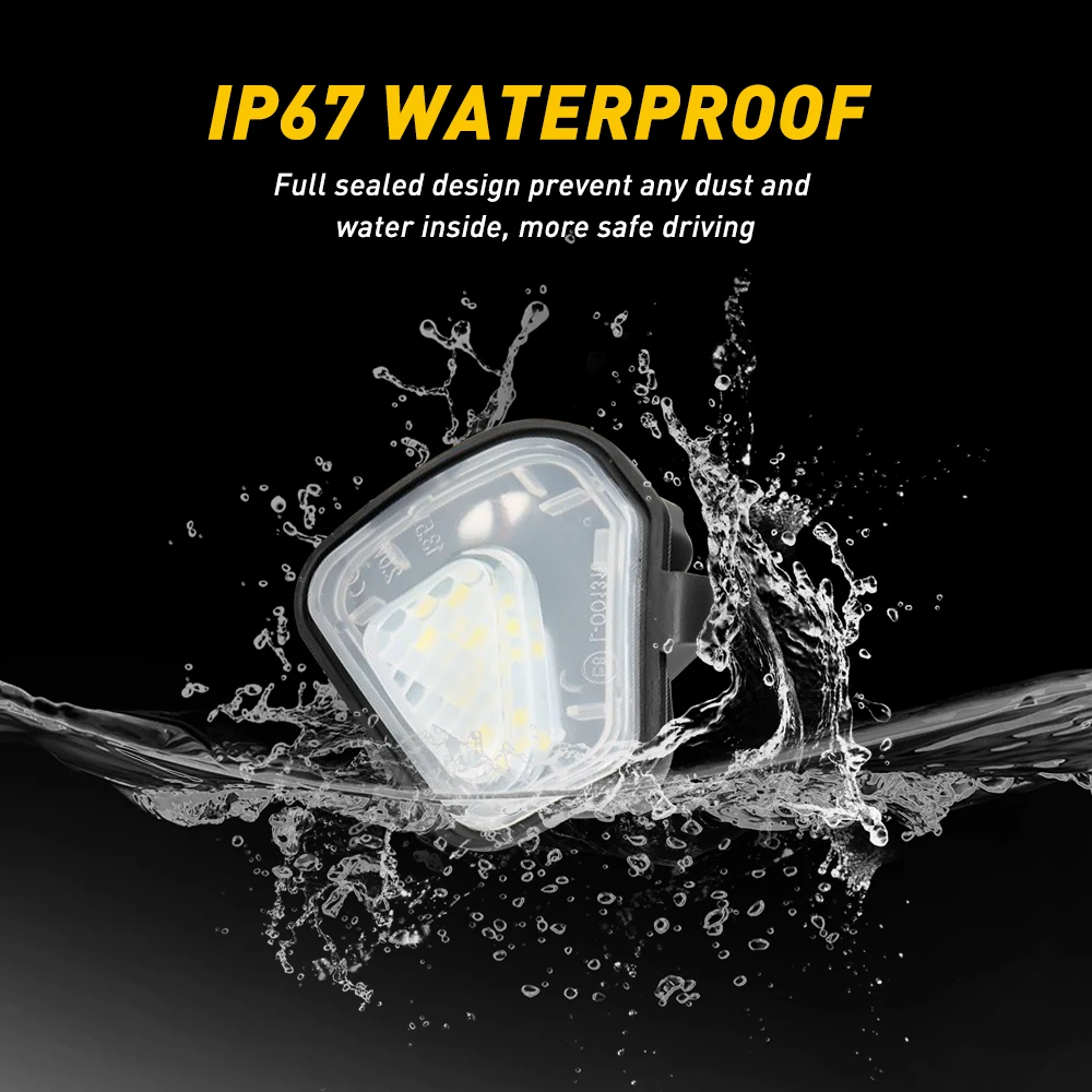 2 шт. Автомобильные светодиодные ламсветильник для зеркала Volkswagen VW Scirocco Passat B7 EOS CC