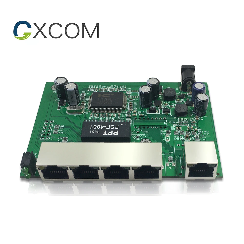 Подключи и работай полный/полудуплексный 5-портовый RJ45 Ethernet Быстрый коммутатор