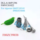 Комплекты для ремонта топливного инжектора F00ZC99038, насадка DLLA146P1296, клапан F00VC01022 для Bosch, Opel, Renault 0445110141, 0986435086