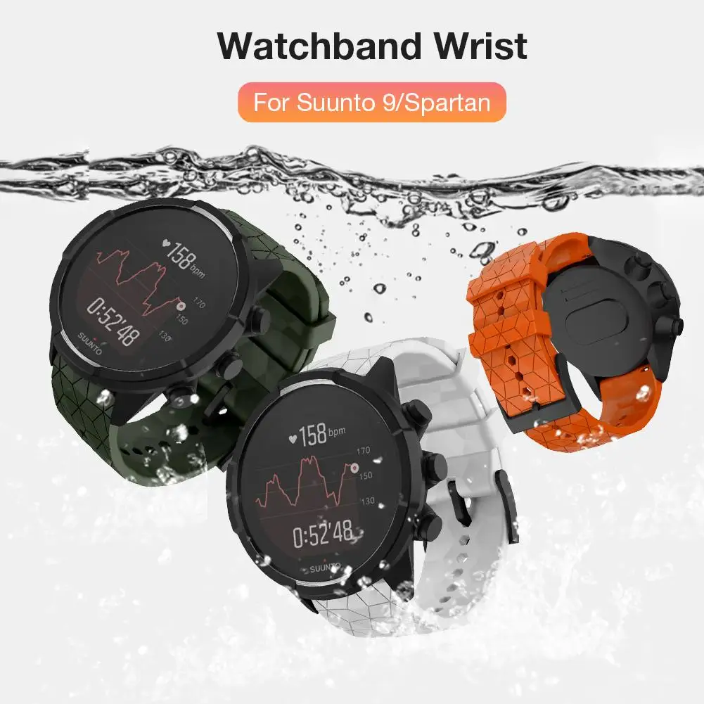 Силиконовый сменный титановый ремешок для Suunto 9 Baro наручных часов медный браслет