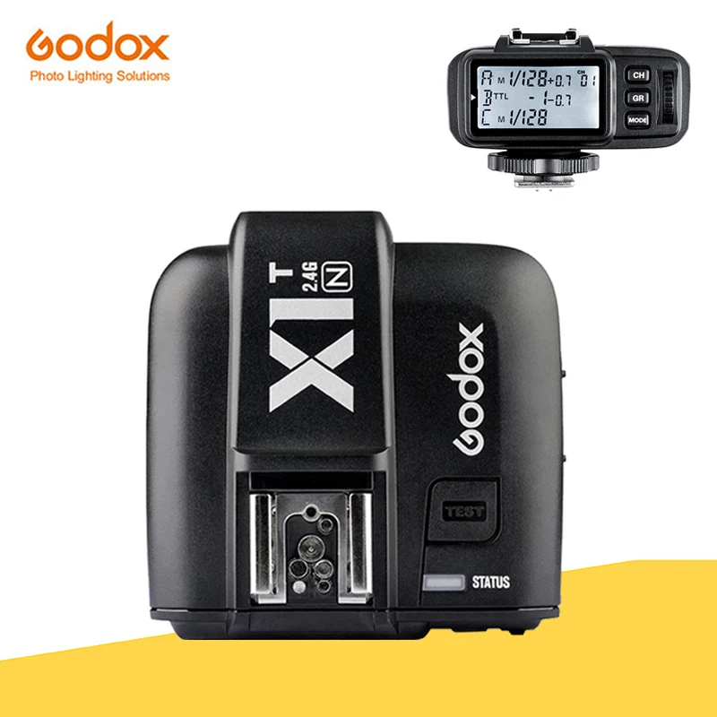 

Godox X1N X1T-N 2.4GHz i-TTL Wireless Single Transmitter Trigger For Nikon Godox TT685N AD200 TT600 TT350N V860II-N