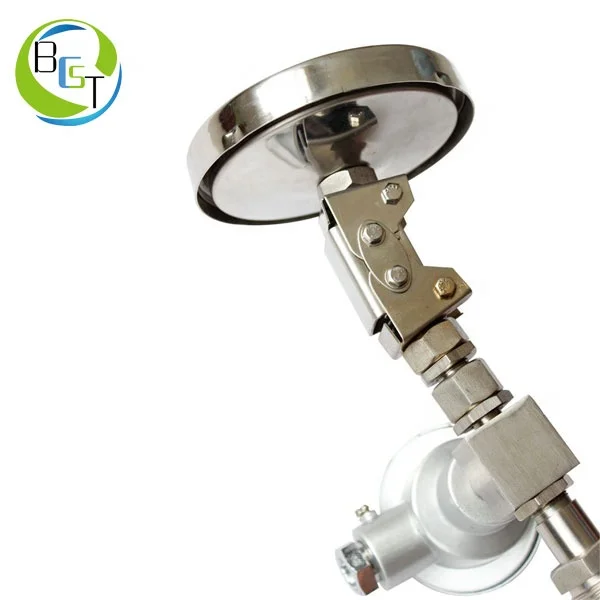 Bimetal Thermometer with PT100 RTD Sensor Temperature Transmitter |