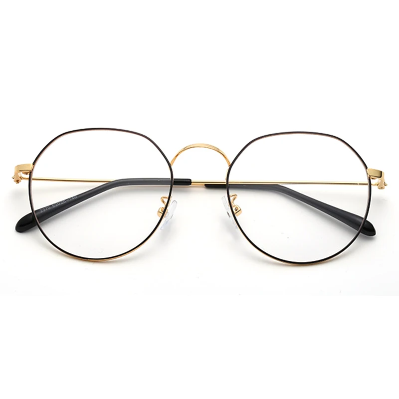 Новинка 2019 Классическая винтажная оправа для очков круглые линзы плоские