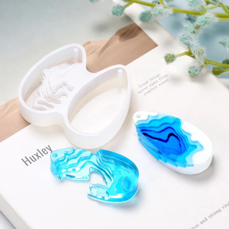 

DIY Jewelry Making Mold Beach Island Nature Coastline Pendant Silicone Mold Pendants Jewelry Making Epoxy Resin UV Resin