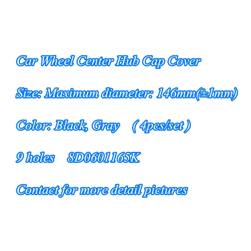 [Хорошо] 4 шт./лот 146 мм ABS крышка ступицы колеса автомобиля эмблема 9 отверстий