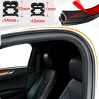 Двухслойная уплотнительная лента для автомобильной двери 2 м, звукоизоляционный кран с защитой от столкновений, резиновая уплотнительная лента, шумоизоляция, автотовары, автомобильные аксессуары