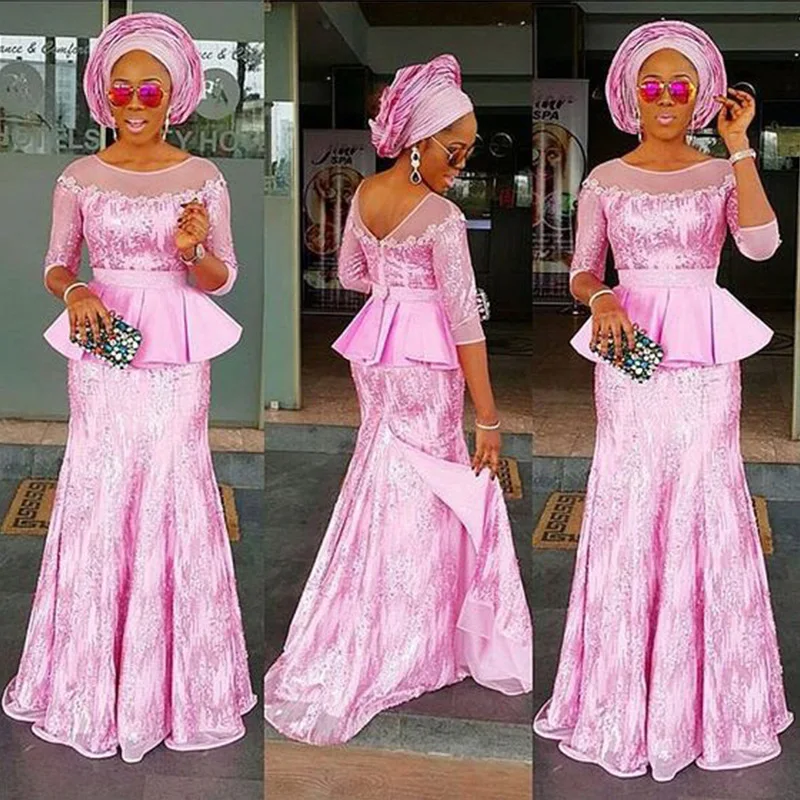 Кружевное Африканское платье на заказ длинное африканская Женская кружевная