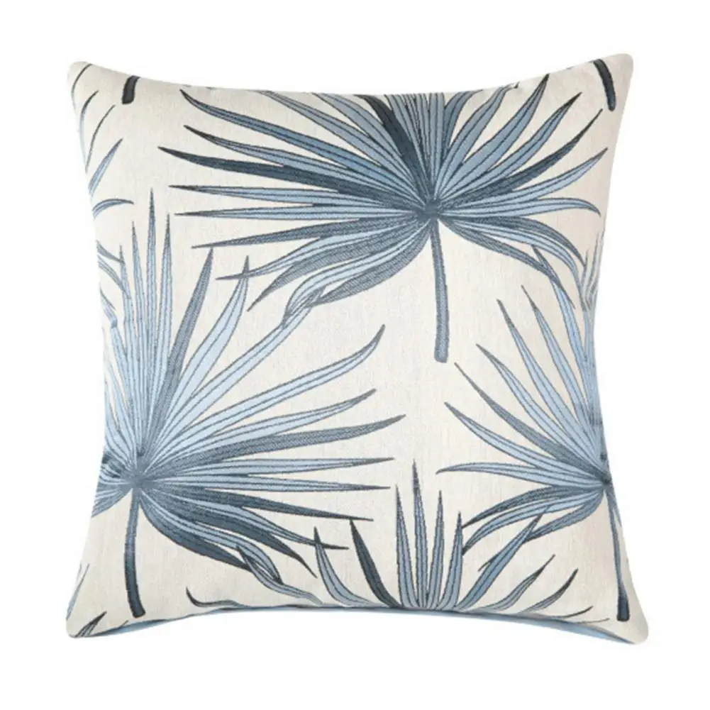 

2021 Pillow Case Skin-friendly Plant Pattern Polyester Decorative Sofa Cushion Cover for Home Party Throw Pillow Cushion Cover